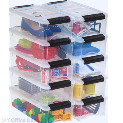 Stackable Storage Bins and Boxes - office storage solutions